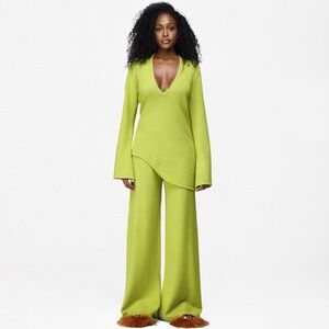 Hanifa Asymmetrical Oversized Sweater
